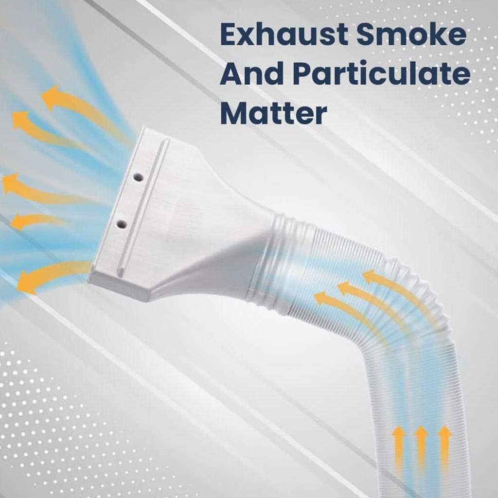 Flat AC Hose Adapter Portable Air Conditioner Exhaust Pipe Coupler Slim Flat Duct Fittings Accessories For Air Conditioning