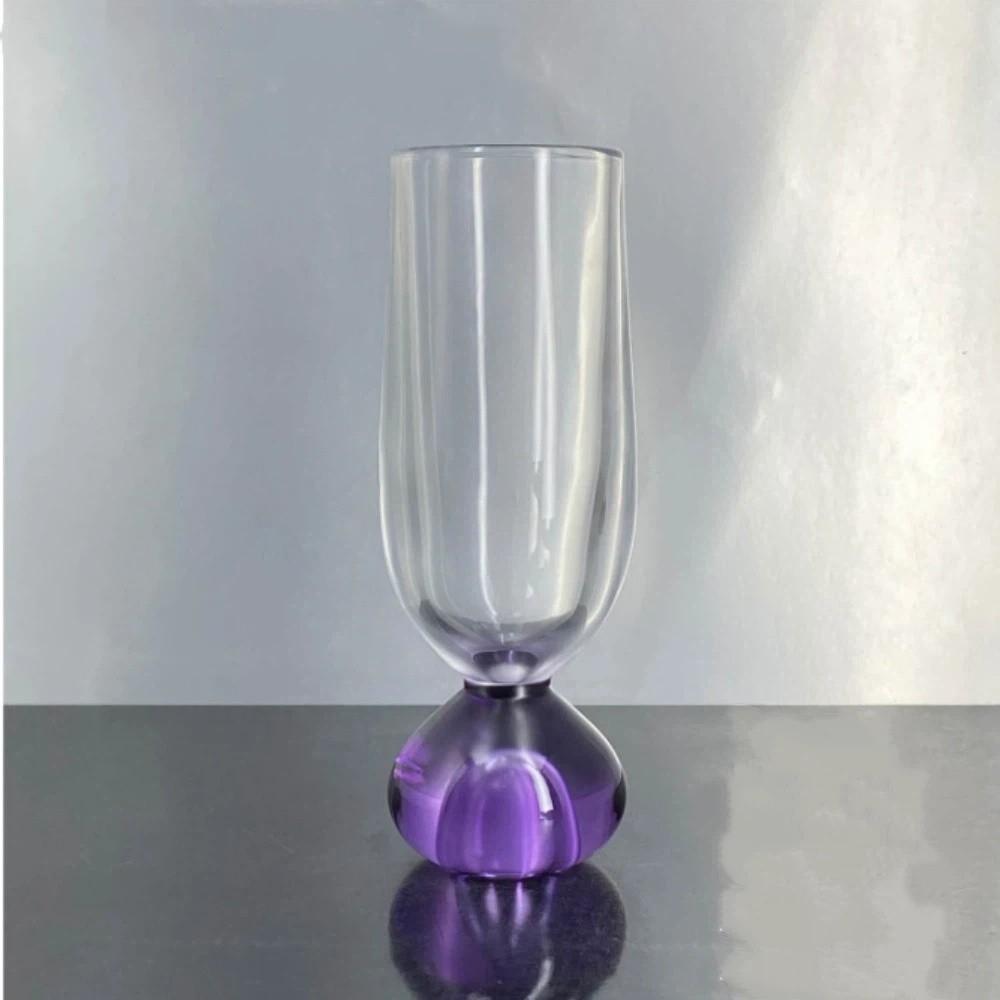 Exquisite Glass Stemmed Cup 170ml Juice Cup Creative Beer Cup  Wine Tasting