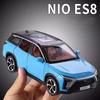 1:24 Scale NIO ES8 Great Wall POER SUV Cars Models Toys Alloy Diecast New Energy Vehicles with Sound Light Model for Kids Gifts