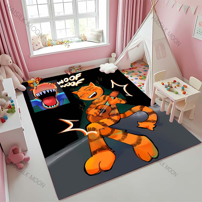 Cartoon D-D0g M-Man Baby Creeping Mat Rug for Kid Play Mat Children Room Decor Area Floor Mat Anti-skid Carpet for Bedroom Gift