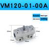 Pneumatischer Rollenschalter Zwei-Wege-Schalter Zwei-Positionen-Schalter Drei-Wege-Schalter Mechanisches Ventil Manuelles Ventil VM131-01-00A VM120-01-00A VM133-M5-01SA