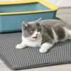 EVA Double-layer Cat Litter Pad Cat Splash Out Cat Litter Bring Out Pad Pet Cat Rub Foot Pad Filter Pad Washable