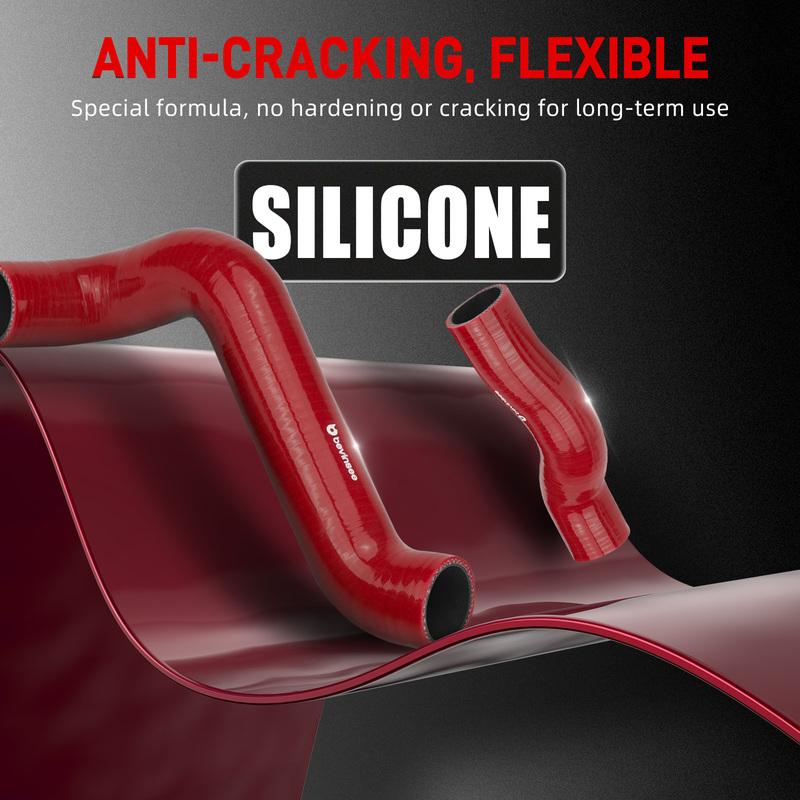 Silicone Radiator Coolant Hose Kit for BMW E46 Non-M M52tu M54 M56 1999-2006, Replace for 17127510952,11531436408,11531436406
