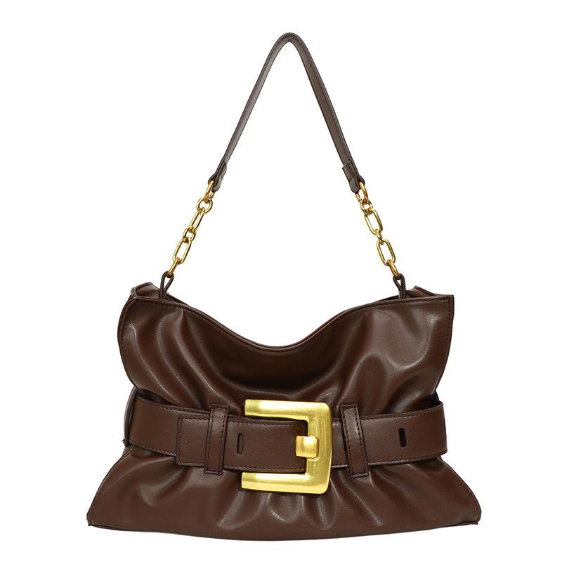 Sac cabas avec fermoir généreux, Sac sous le bras avec sens du design doux, Sac à bandoulière