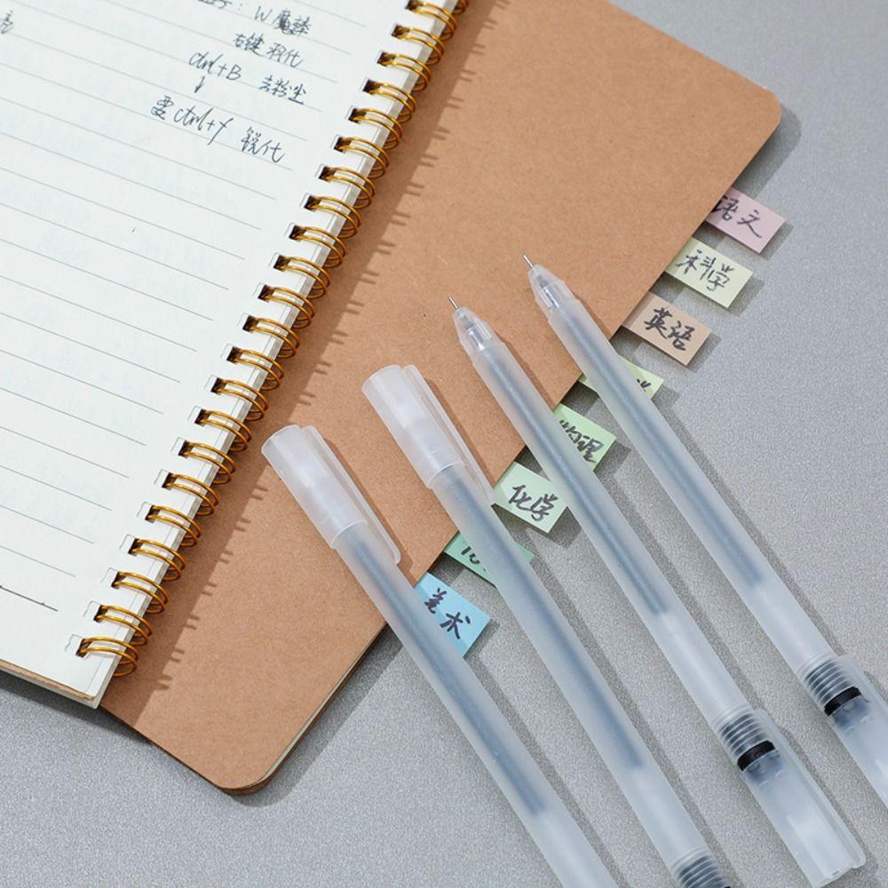10 Pcs Quick-Drying Neutral Gel Pen 0.5mm Writing Pen 10pcs/set Signature Pen  Office