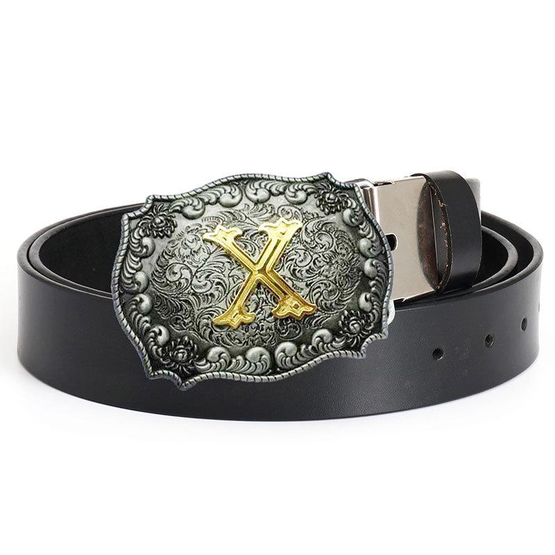 

X-Men Casual Men s Belt Fashion Trendy Letter Belt 90cm