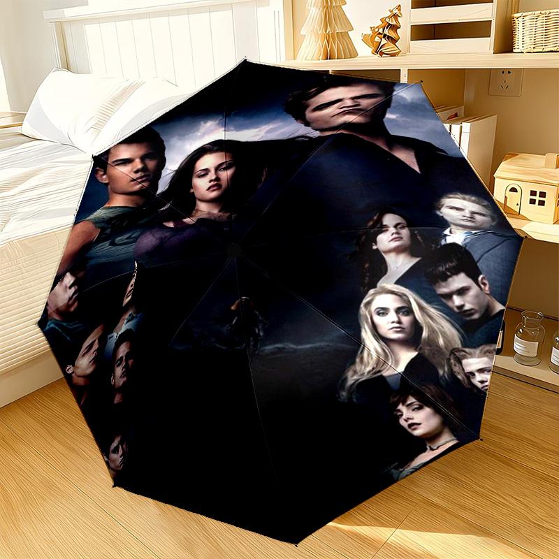 Vampire Saga Romance Umbrella 8-Frame for Travel, Camping, Casual Lightweight Portable Umbrella, Essential for Every Family Holidays Birthday Gift