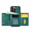 DG.MING M6 Series For iPhone 13 Pro Case Magnetic Wallet PU+PC+TPU Phone Cover