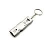 6 Colors High Decibel Whistle Stainless Steel Double Pipe Whistle Camping Hiking Tool  Outdoor Tool