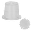 1000pcs Disposable Tattoo Ink Cups Plastic Microblading Pigment Caps Tattoo SuppliesL    19 x 11mm