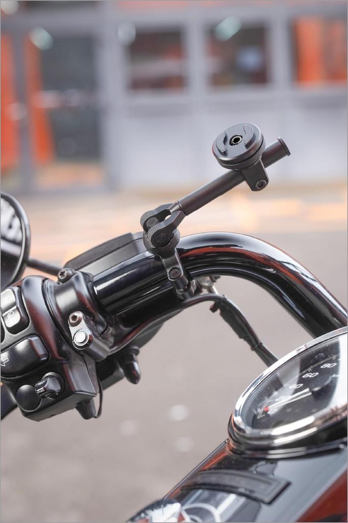 SP Connect Daytona Motorcycle Smartphone Holder Moto Mount 3D inch Black 61011 (SPC+) 1.5