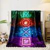 Playstation Tasten Galaxie Decke Schlafzimmer Decke für Wohnzimmer Sofa Mittagspause Weiche Gemütliche Decke für Freundes Festival Geschenk