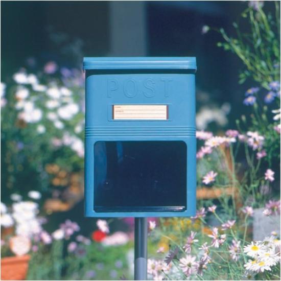 IRIS OHYAMA Fits A4 with Access W X 12mm D X Bronze Finish PH-380N Wall-Mounted Mailbox, Slim, Size, Window, Weather-Resistant All-Plastic