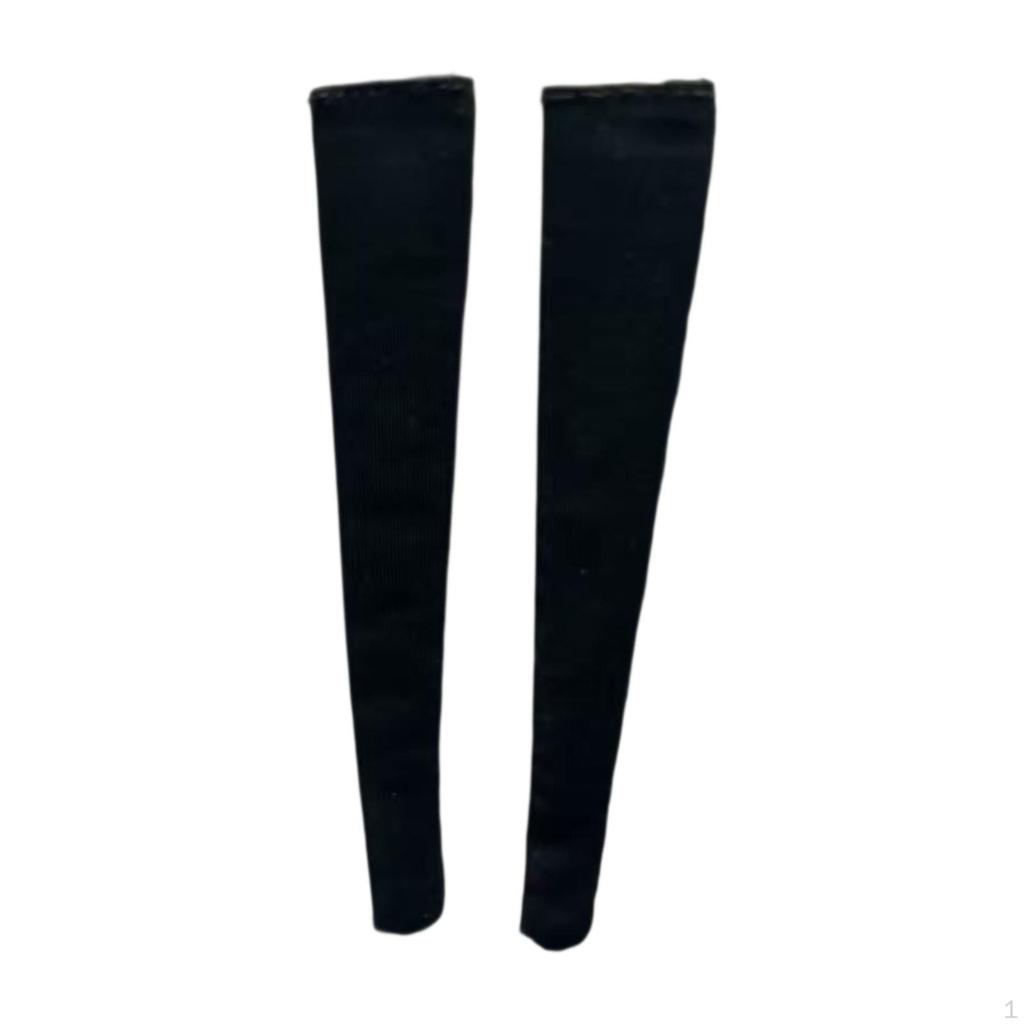 1/12 Female Figure Stockings Fashion Elastic High Socks for 6 Inch Action Collection Over