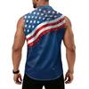 Men's Workwear Lapel Button-Down Vest Shirt - Lightweight Sleeveless Top