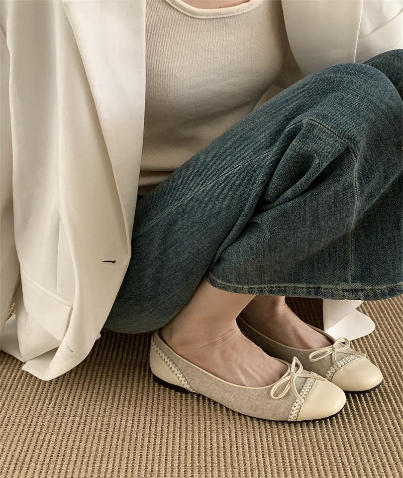 

Flat-bottomed French evening breeze bow square head Mary Jane single shoes women s shoes 2025 new models 39