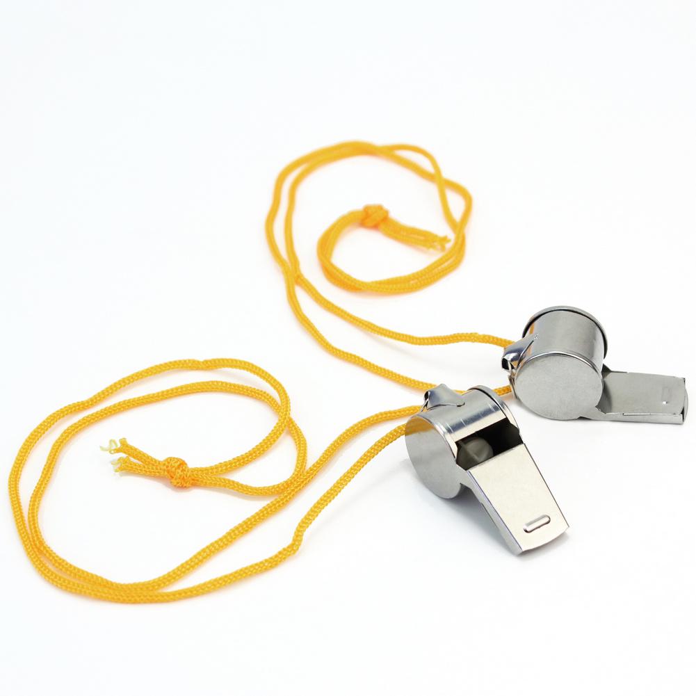 2 x Schiedsrichterpfeife Metall mit Halsband Trillerpfeife,Pfeife TOP Qualität 2 x Schiedsrichterpfeife Metall mit Halsband Trillerpfeife,Pfeife TOP Qualität