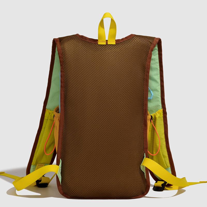 Schoolbag Mountain Vitality Color Matching Design Backpack Men and Women Hiking Mountaineering Cycling Sports Anti-splashing Light Backpack