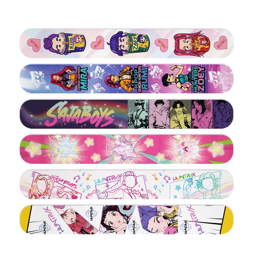 12/24/36 Stück Kpop Demon Hunters Klatscharmbänder Partygeschenke Schnapparmbänder Geburtstagsgeschenke Dekoration Zubehör Weihnachtsgeschenke