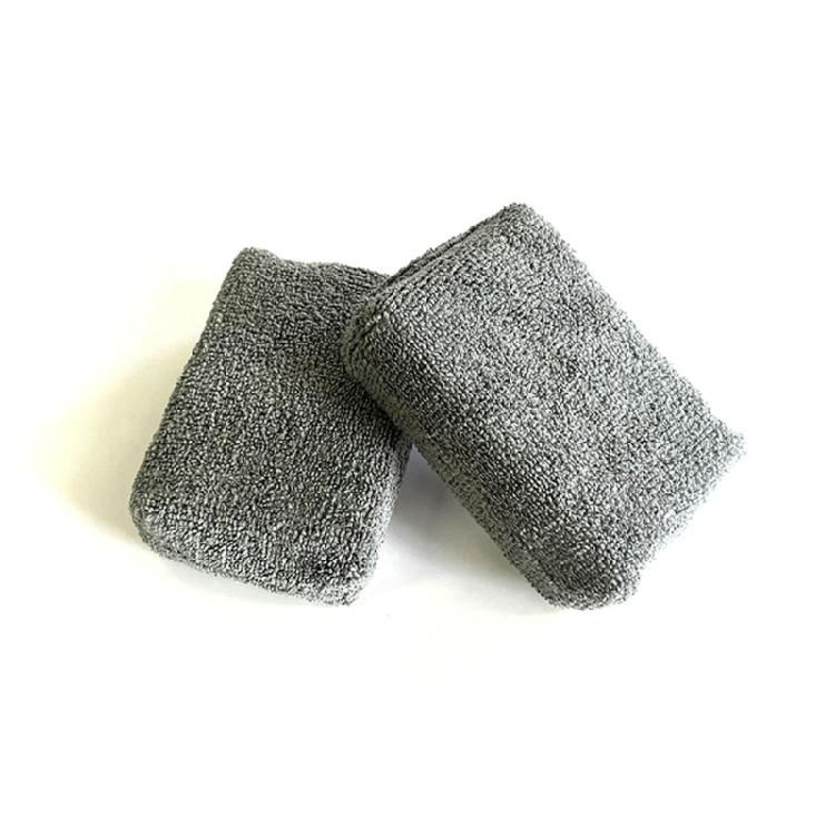 High Absorbency Microfiber Pads For Automotive Care Providing Scratch Free Wax And Polish Application Conditioning Use