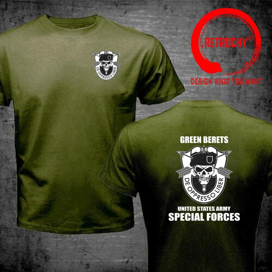 Funny Design Special Forces Green Berets Shirt Unisex Fashion Trendy Casual Clothing Stylish Tops Tee Shirt Leisure Tshirt Unisexs