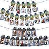 Father Theme Day Hat Pattern Creativity Paper Photo Banner Party Prop Decoration