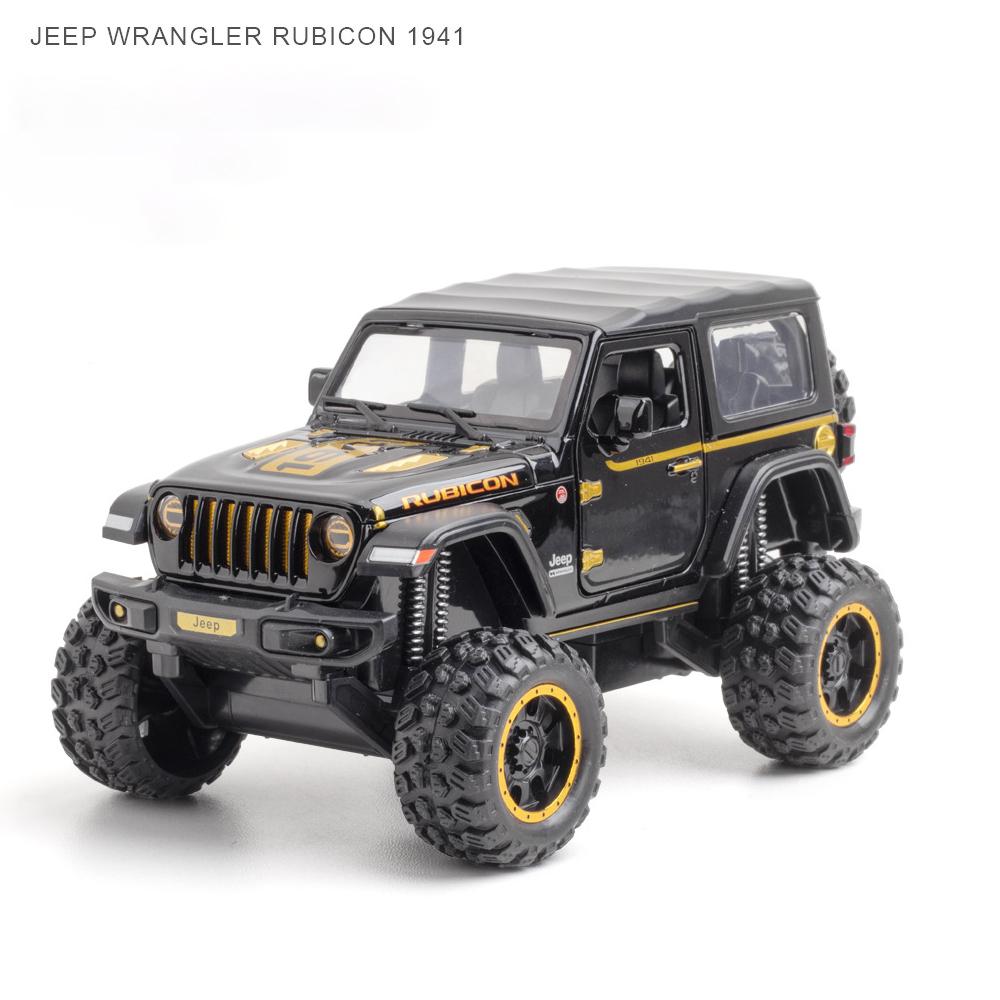 1:32 Jeeps Wrangler Rubicon Off-Road Legierung Modell Auto Spielzeug Druckguss Metall Casting Sound und Licht Auto Spielzeug Für Kinder fahrzeug