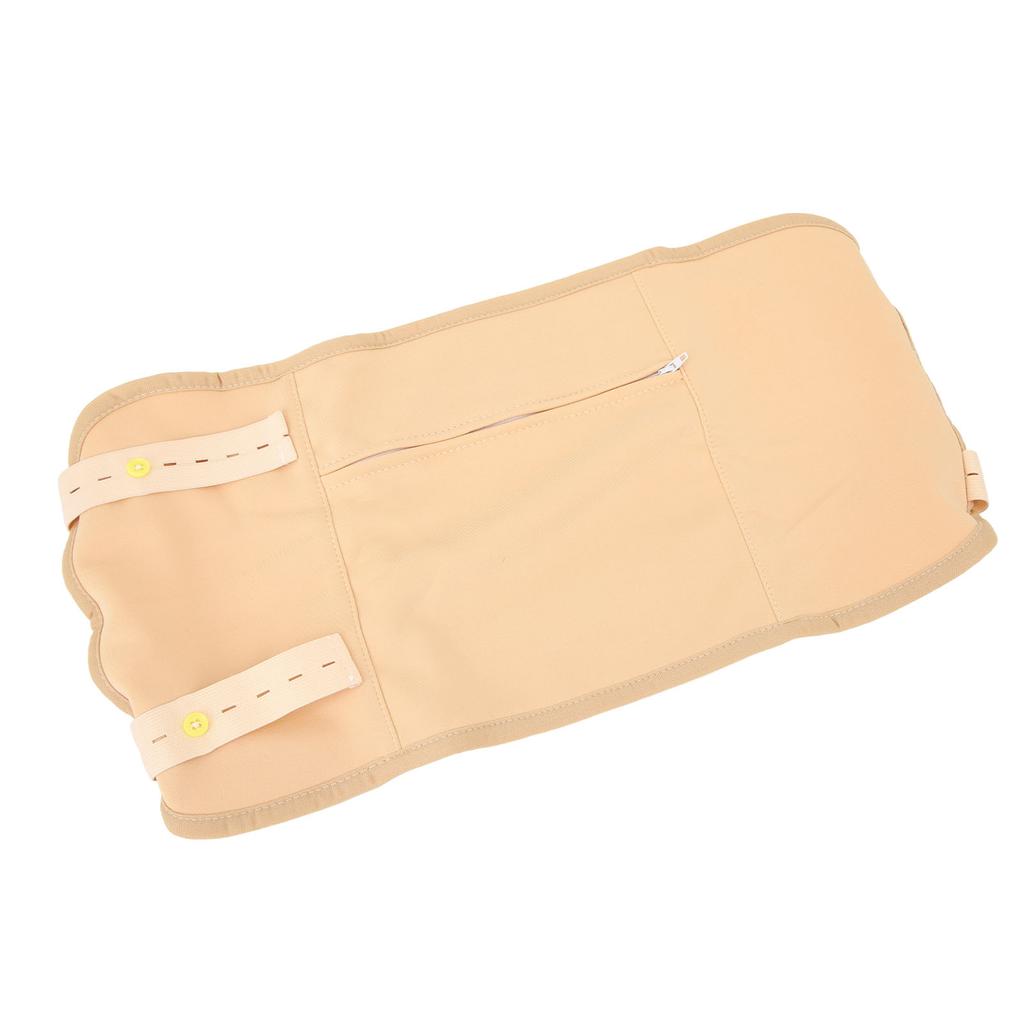 Outdoor Folding Chair Cushion Black Zippered Pocket Portable Handle Adjustable Floor Chair for Stadium Camping Travel