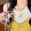 Long-style String Necklace with Zhuhai Star Pendant for Women, New Summer Beach Vacation Style Collar Chain Accessory