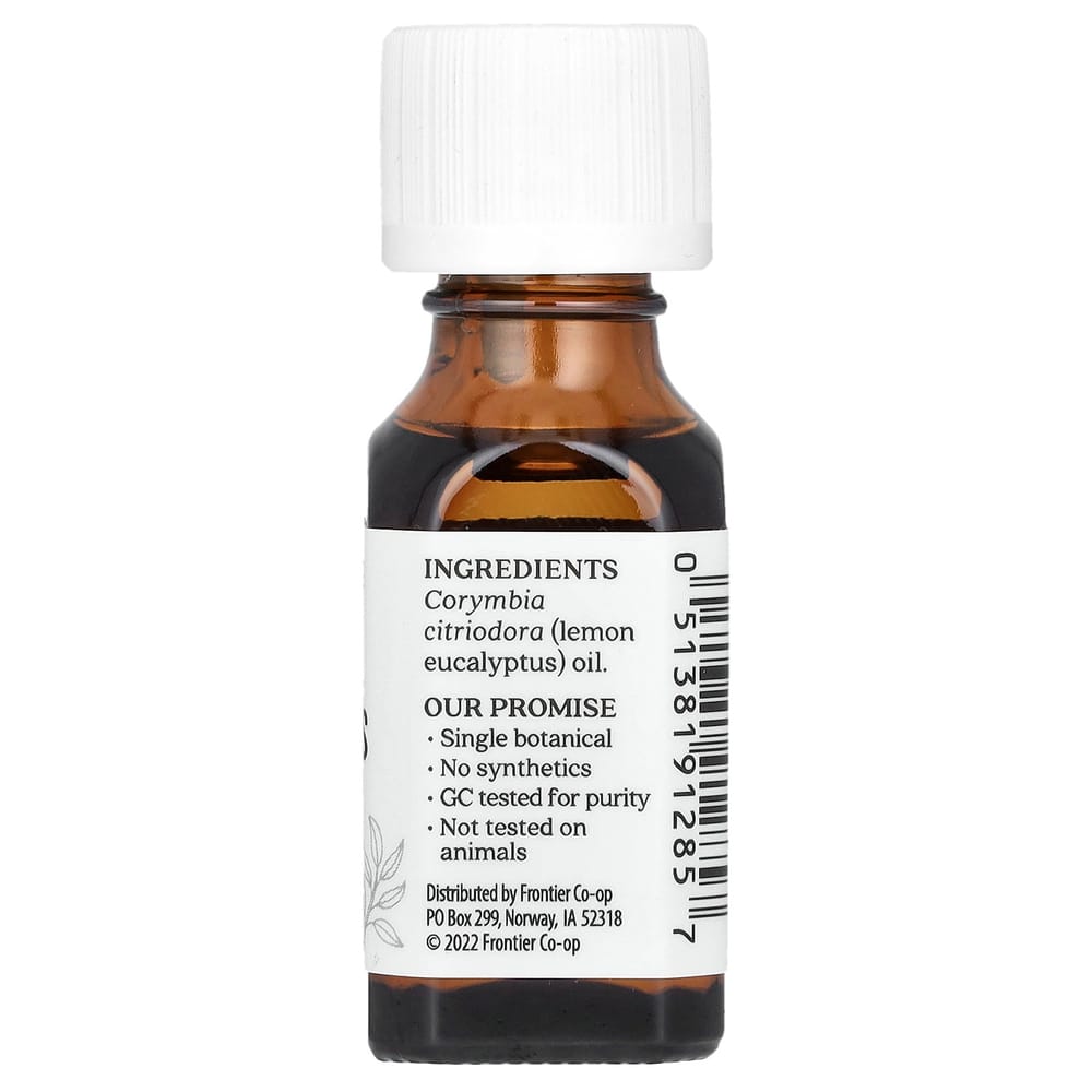 Aura Cacia Pure Essential Oil, Lemon Eucalyptus, 15ml (0.5 Fl Oz)