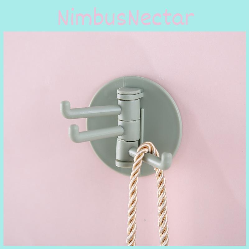 Bezvrtací prostorově úsporné nástěnné háčky s několika patry pro domácí organizaci a dekoraci