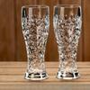 330ml and 500ml Creative Thickened Wheat Beer Glass Party Transparent Cold Drink Cup Bar Tools European-style Glass Wine Glasses