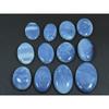 243Cts. Natural Owyhee Blue Opal Oval Cabochon Loose Gemstone 12 Pcs Lot C-3569