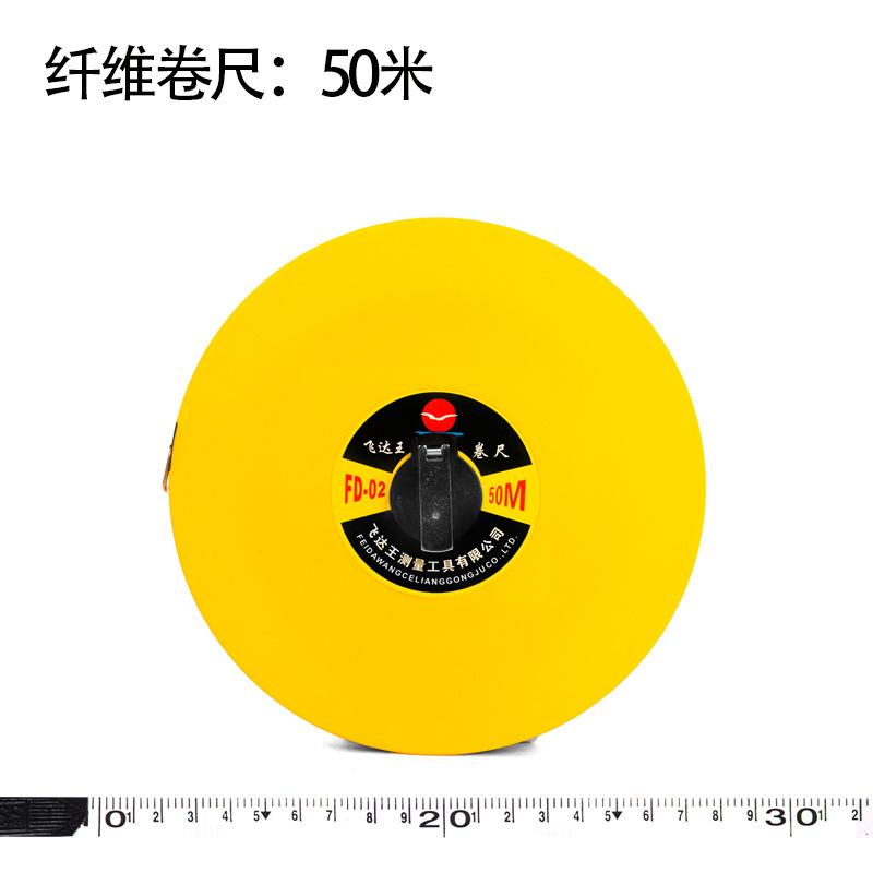 Fiber Tape Measure Manufacturer Wholesale 30m 50m 100m Rolled Tape Measure Circular Tape Measure Soft Tape Measure