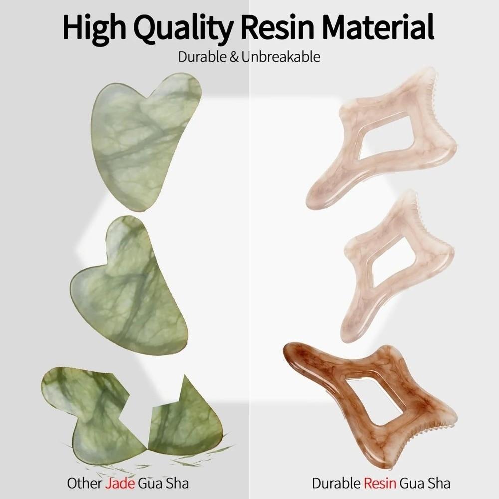 Large Gua Sha Board Resin Lymphatic Drainage Tool Multi-use Body Gua Sha Tool  For Face Back