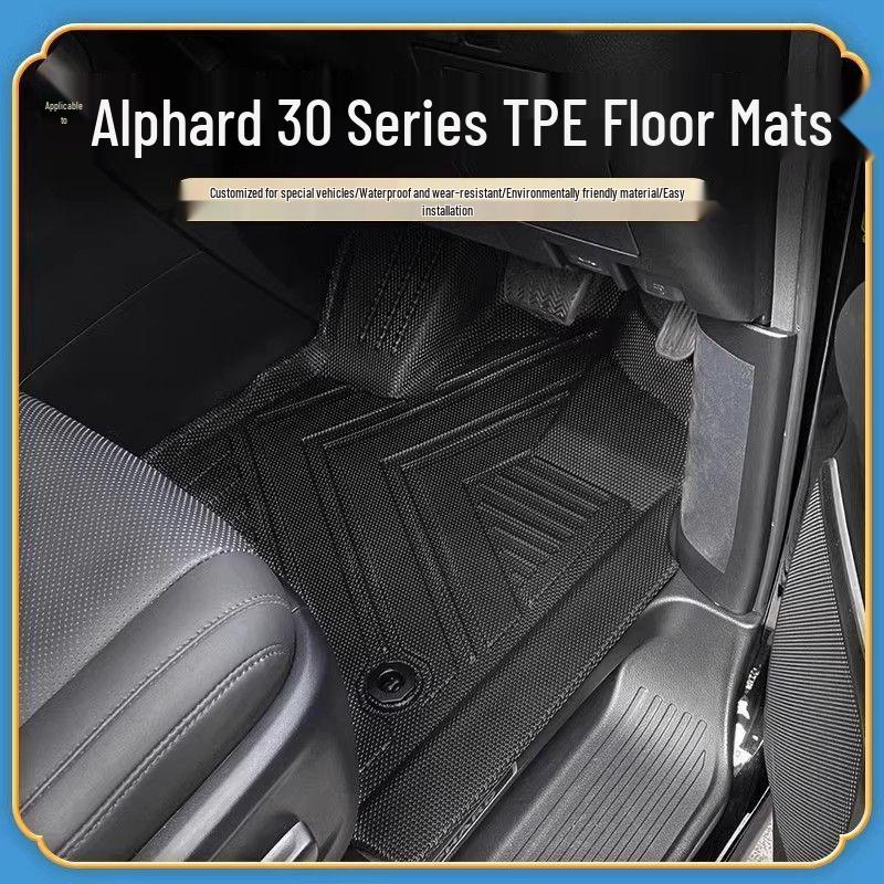 TPE Floor Mats for Toyota Alphard (15-24) RHD & Vellfire LHD New 30 Series - Front/Middle Rows Body Kits