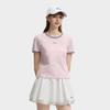 Fila Original Cool Touch Youth Trend T-Shirt Women Tops Pink F11W629110FPK