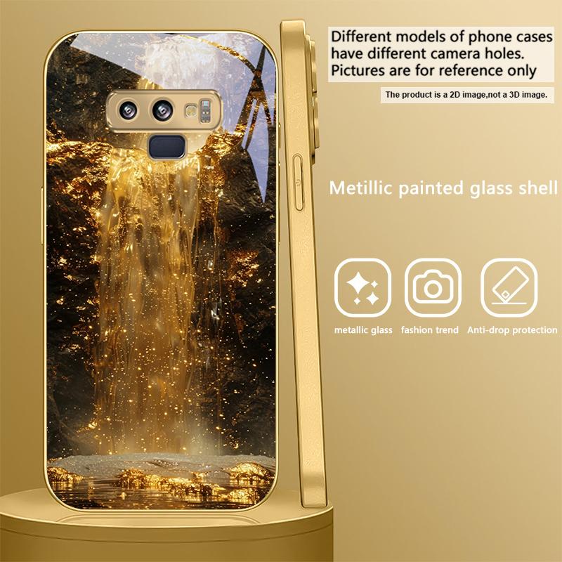 

Великолепные пейзажи Для Samsung A 01 52S A04 A05S A10 A12 A13 22 23 24 36 42 M02 Note 10 20Ultra 8 9 Золотой стеклянный чехол для телефона Galaxy A03 Core