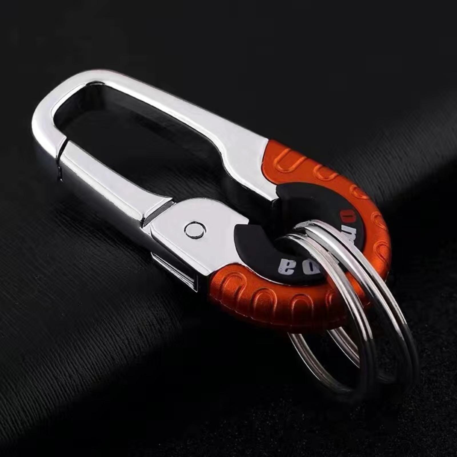 

Creative Car Keychain Metal Key Ring One Size помаранчевий