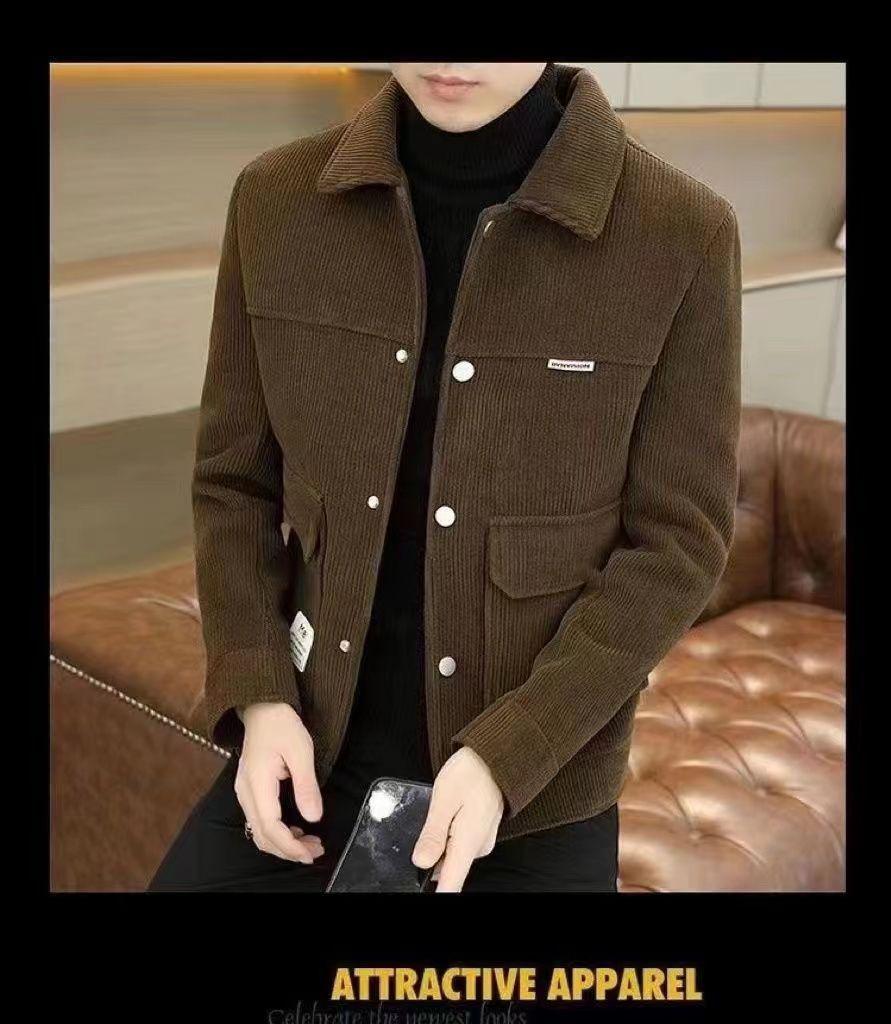 Men's Korean Style Lapel Casual Jacket - 2025 Autumn/Winter Trend