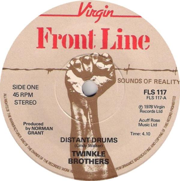 

7inch Record TWINKLE BROTHERS Distant Drums FLS117 Front Line 1978 UK Reggae Ska Dub Used