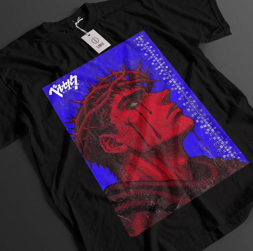 Berserk Shirt Guts Tshirt Casca TShirt Griffith Top Warrior Anime Unisex Tee S