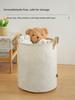 Foldable Fabric Laundry Basket Home Use Dirty Clothes Hamper Toy Storage Basket Wash Tub Bedroom Utility Storage Basket
