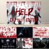 Halloween Party Hintergrund für Fotografie Geister Schatten Terror Zombie Szene Aufnahme Fotografischer Hintergrund Photocall Fotostudio