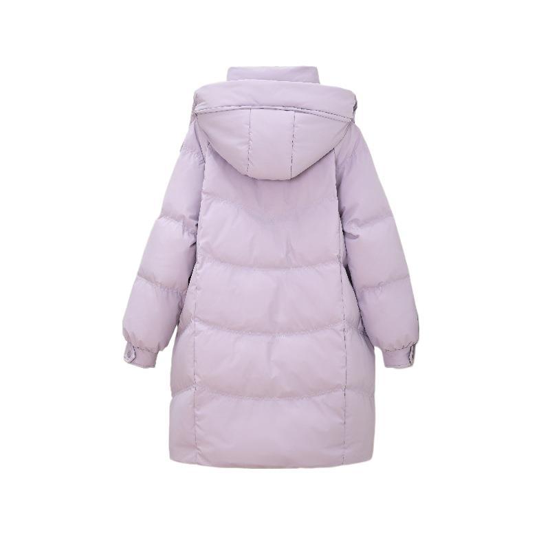 Down jacket women's medium and long 2024 winter new Korean version loose thickened warm bread jacket cotton-padded jacket jacket