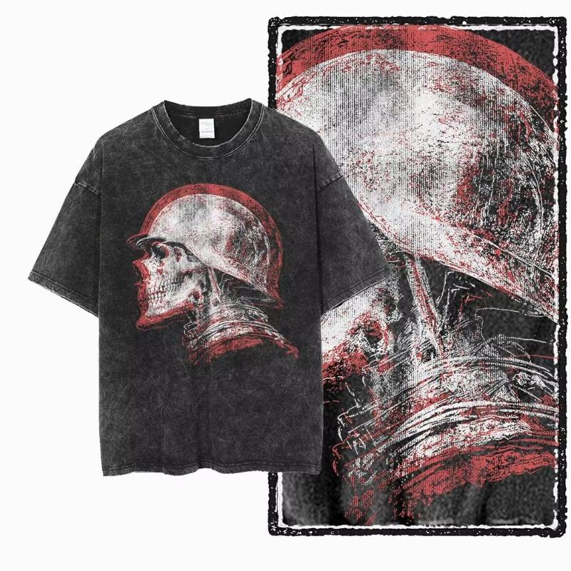Anti War Peace No War Vintage Graphic Washed Distressed Big Size Cotton Men's T-Shirt