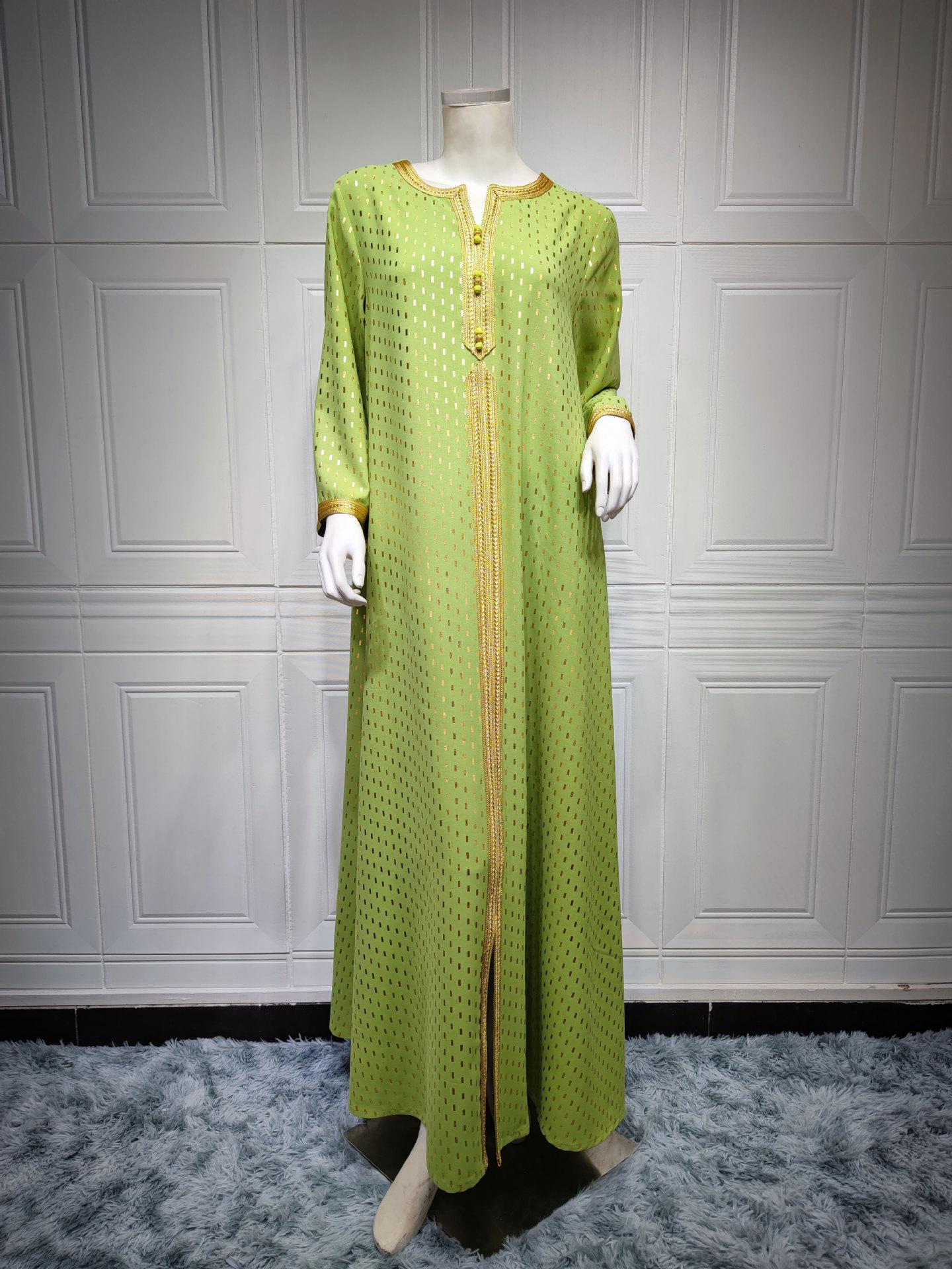 

AB167 Универсальный халат: Осенне-зимнее кружевное модное платье – Хит продаж в Европе, Америке, Юго-Восточной Азии и на Ближнем Востоке XL зелёный