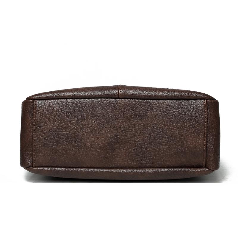 Women's PU Tote Bag Vintage Large Capacity Underarm Shoulder Bag Handbag