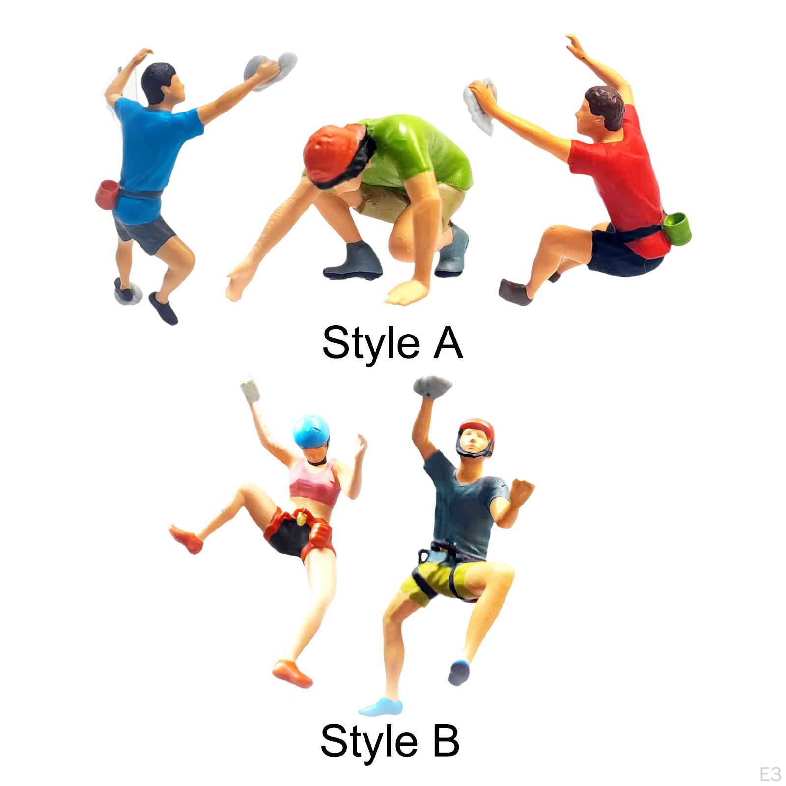 1/87 Модель скалолазных фигур для диорамы и макетов поезда 2 pieces — фото 3