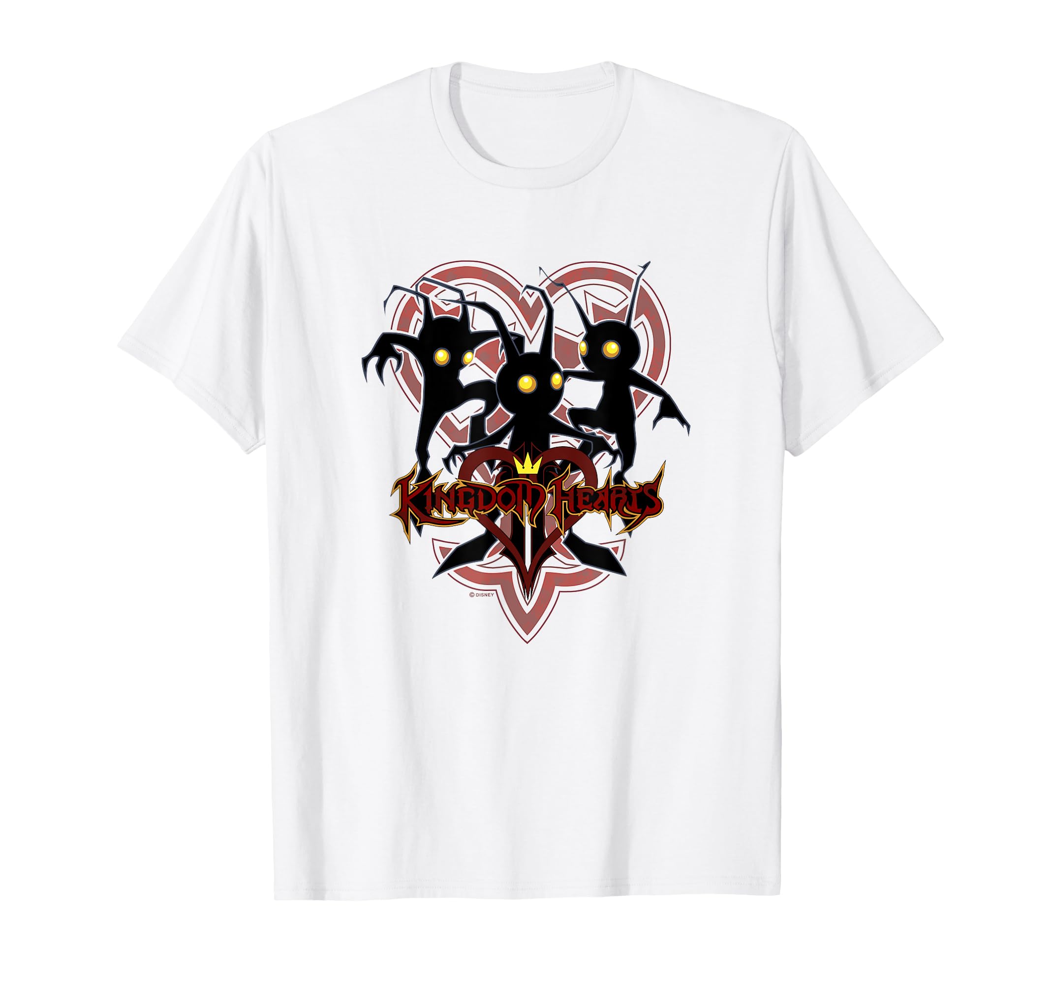 

Disney Kingdom Hearts Evil Shadow Heartless Large Breast Poster T-Shirt